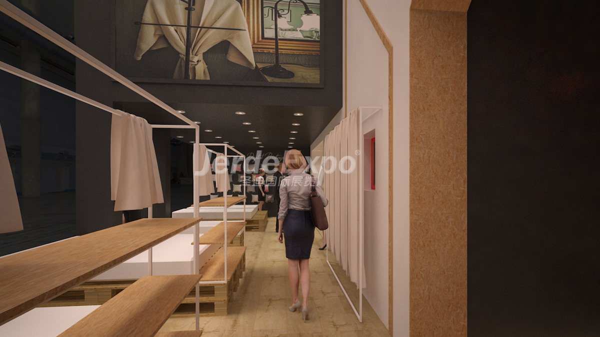 國外室內(nèi)服裝展廳裝修設計圖