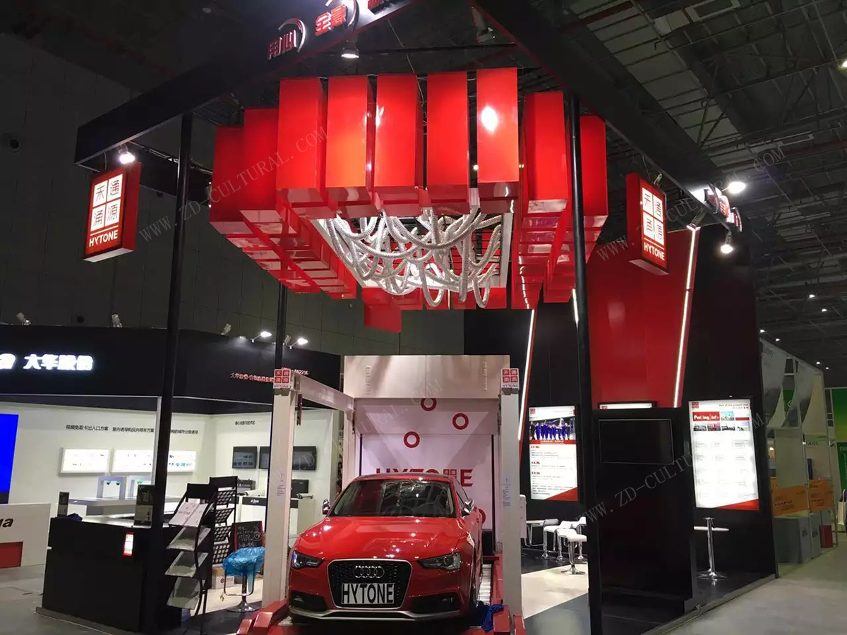 禾通小型展會搭建現場圖