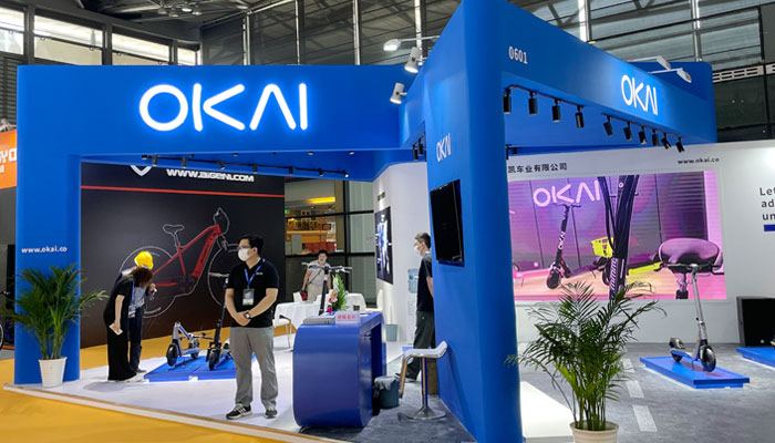 上海自行車60㎡布置搭建案例