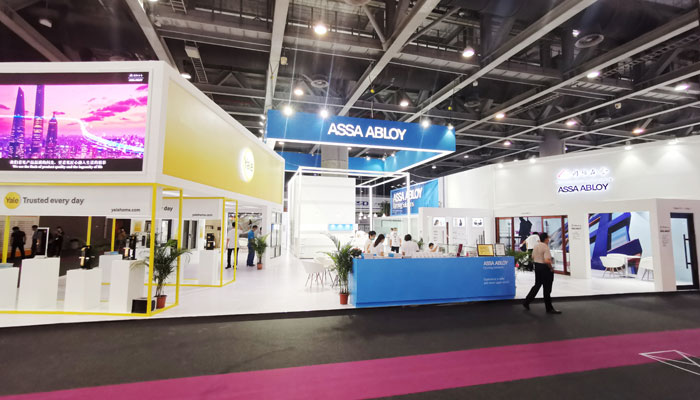 亞洲門(mén)窗展臺(tái)展覽搭建